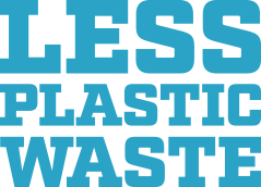 less plastic waste